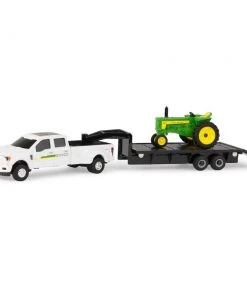 ERTL John Deere Ford F350 withTrailer & Tractor, 1:64, 45651V