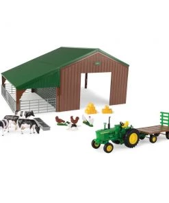 ERTL Shed With John Deere Tractor, 1:32, 47024