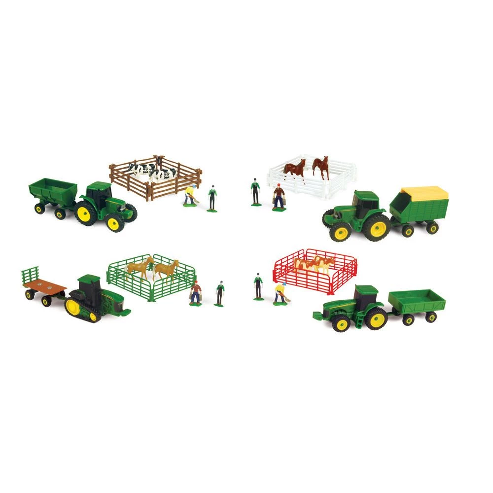ERTL John Deere Toys, 10-Piece Set, Assortment, 37657V 3 ERTL John Deere Toys, 10-Piece Set, Assortment, 37657V