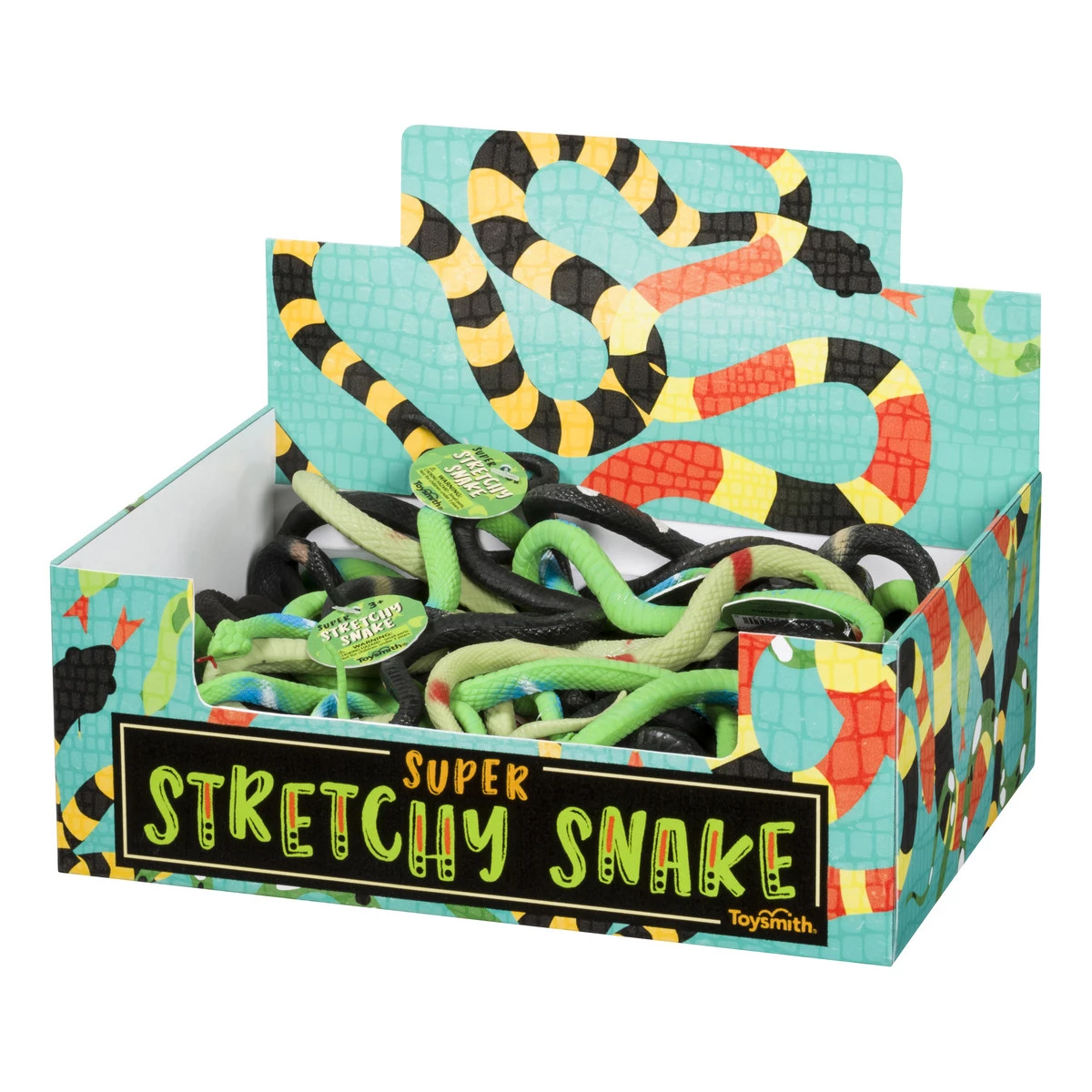 Toysmith Super Stretchy Snake, Assortment, 1787 4 Toysmith Super Stretchy Snake, Assortment, 1787 - Image 2
