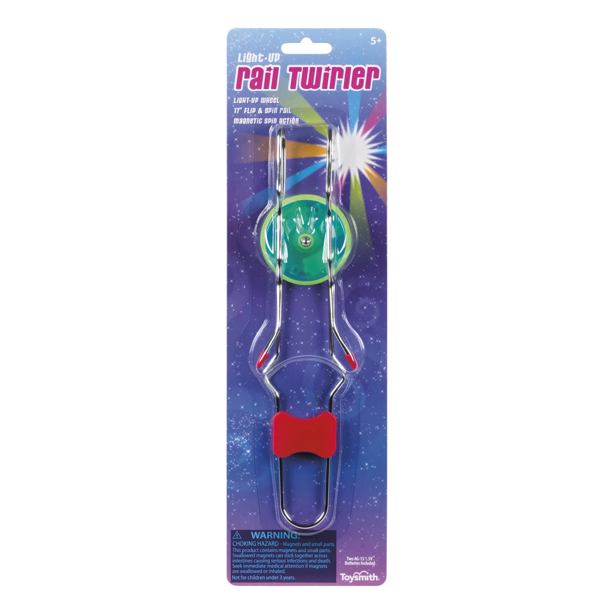 Toysmith Lite-Up Rail Twirler, 3388 2 Toysmith Lite-Up Rail Twirler, 3388