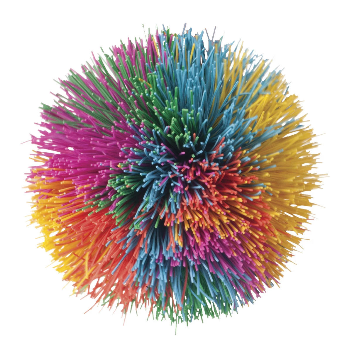 Toysmith Rainbow Pom Ball, 7809 3 Toysmith Rainbow Pom Ball, 7809