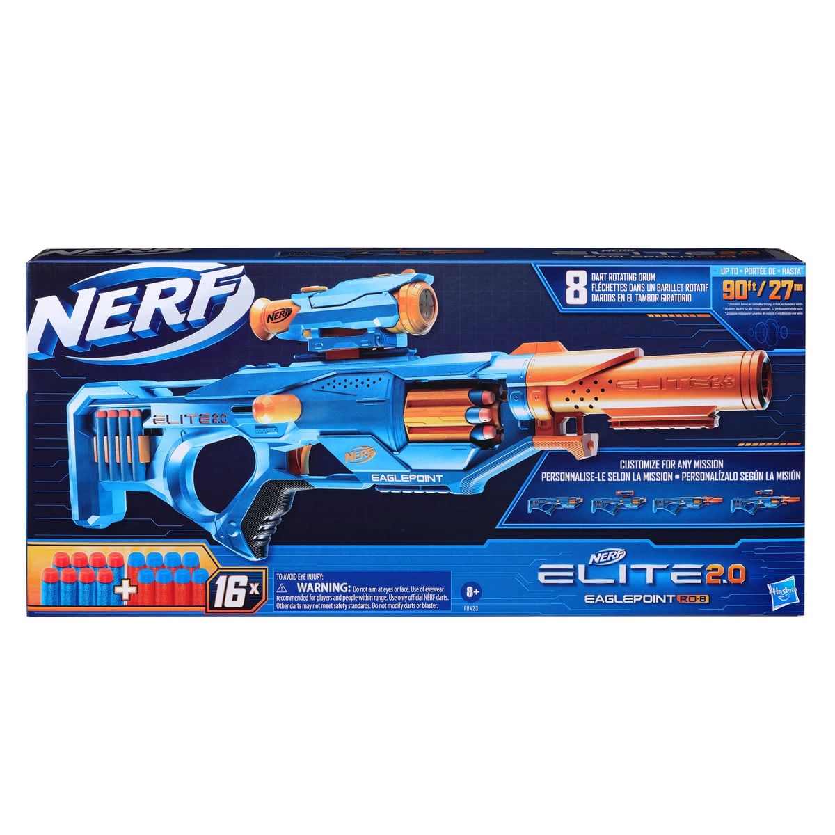Nerf Elite 2.0 Eaglepoint Rd 8, HSBF0423 3 Nerf Elite 2.0 Eaglepoint Rd 8, HSBF0423
