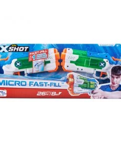 Zuru X-Shot Water Fast-Fill Micro Water Blaster Double Pack, 56244