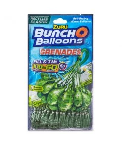 Zuru Bunch O Balloons 100 Rapid-Filling Self-Sealing Water Grenades, 3-Pack, 56319UQ1