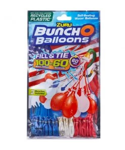 Zuru Bunch O Balloons 100 Rapid-Filling Self-Sealing Water Balloons, 3-Pack, 56324UQ1