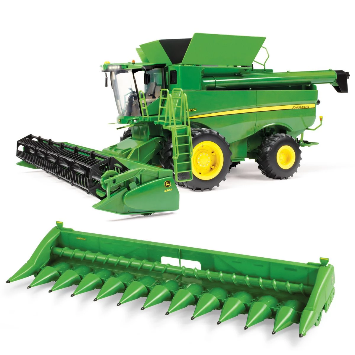 ERTL BIG FARM 1/16 JOHN DEERE S690 Combine & Head, 47101 3 ERTL BIG FARM 1/16 JOHN DEERE S690 Combine & Head, 47101