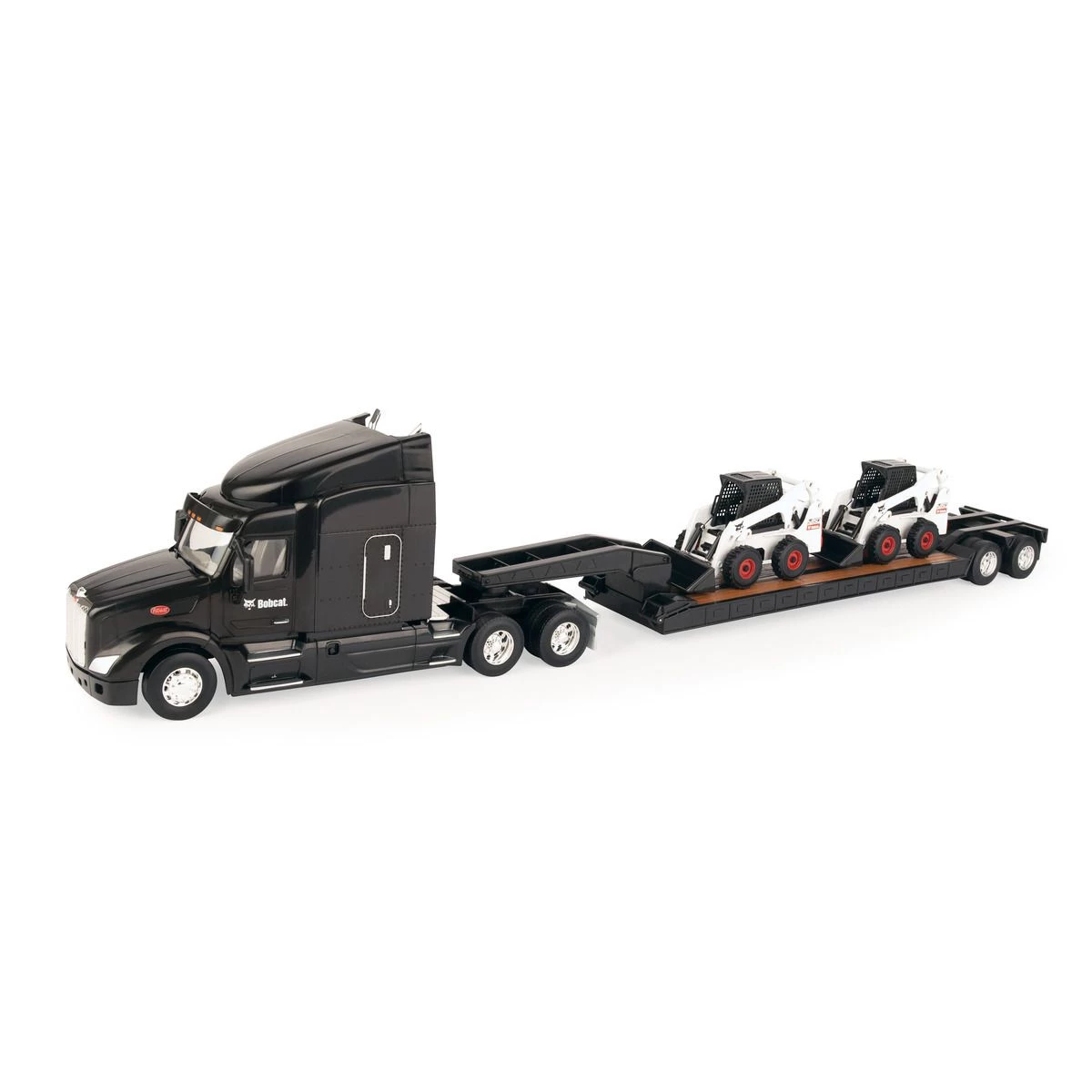 ERTL REPLICA 1/32 Peterbilt Model 579 Lowboy Bobcat Skid Loaders, 47368 3 ERTL REPLICA 1/32 Peterbilt Model 579 Lowboy Bobcat Skid Loaders, 47368