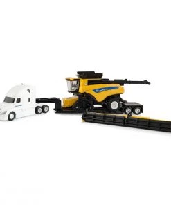 ERTL REPLICA 1/64 New Holland CR9.90 Combine Hauling Set, 13949